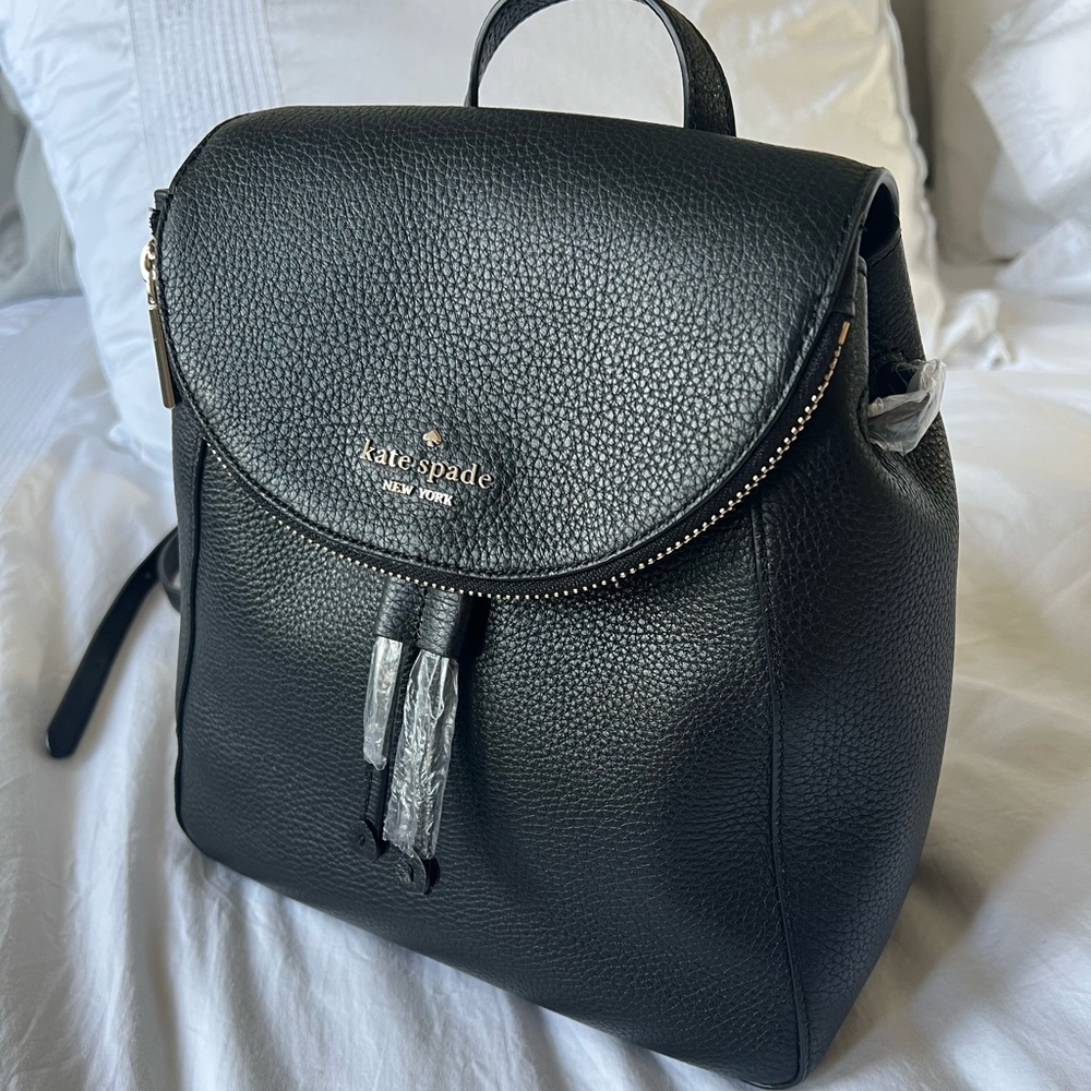 KATE SPADE Leila Pebbled Leather Medium Backpack